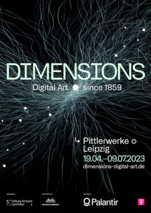 Exhibition Poster for Dimensions Digital Arts since 1859